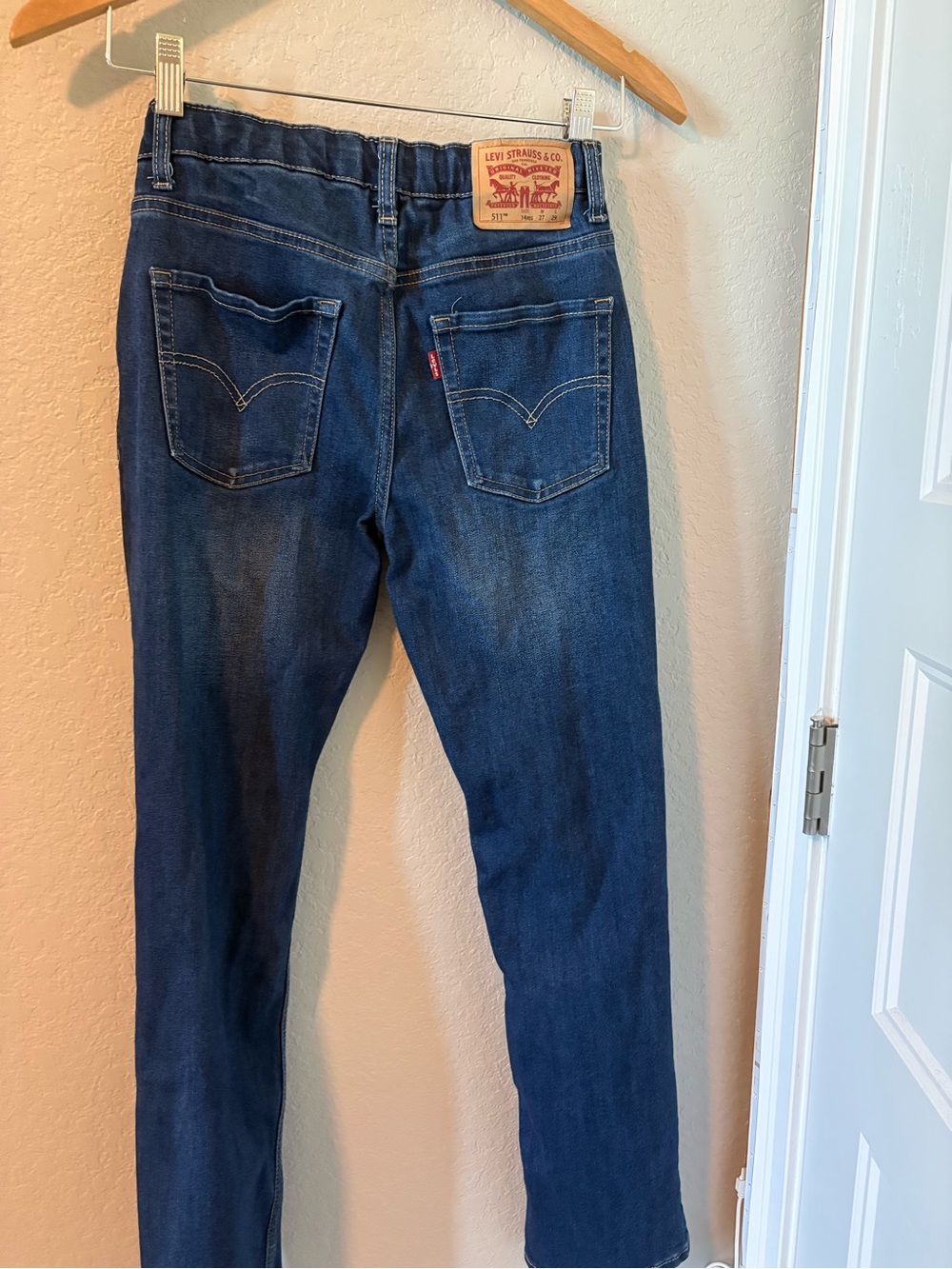 Levi's Youth Blue Denim Jeans - Classic Fit